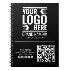 Custom Logo, Business or Brand Logo Personalized  Notizblock