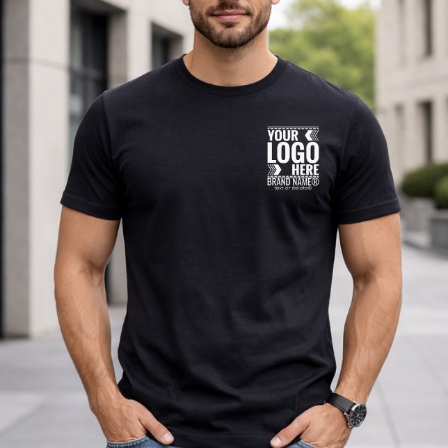 Custom Logo, Business or Brand Logo Personalized  T-Shirt (Von Creator hochgeladen)