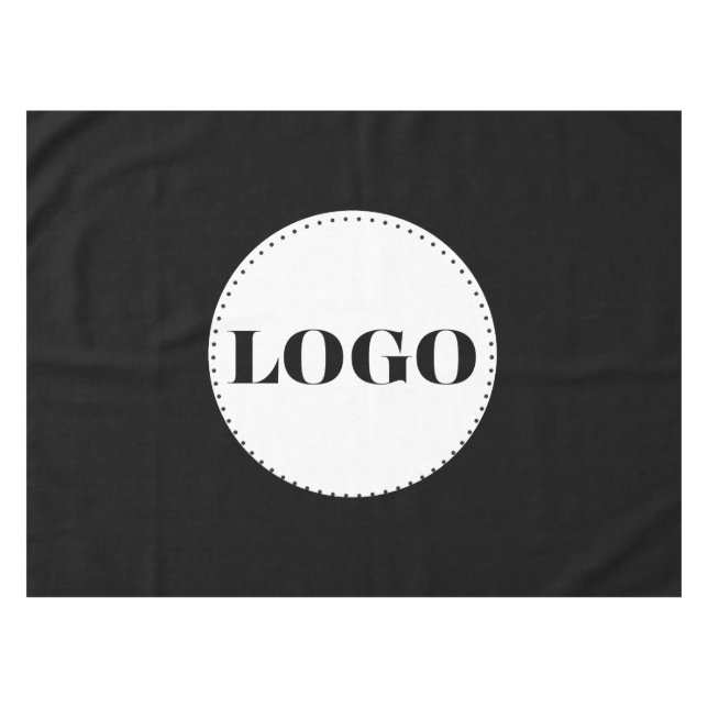 Custom Logo Company Business Restaurant Promo  Tischdecke (Vorderseite (Horizontal))