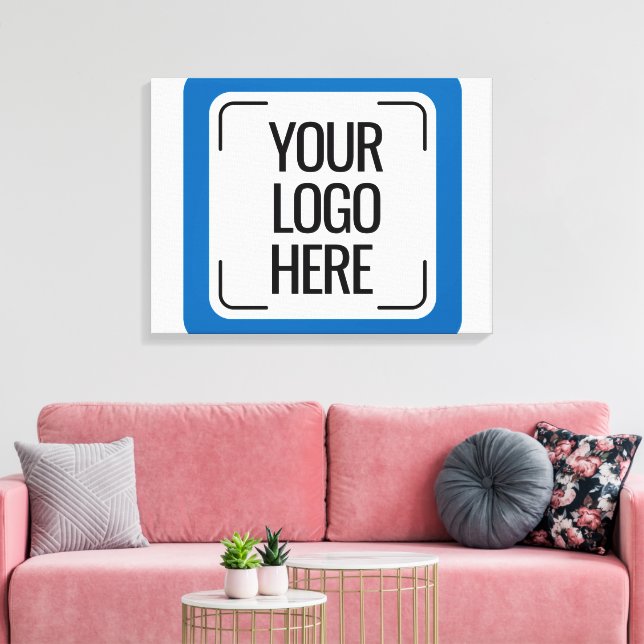 Custom Logo Design, Company Logo, Team Logo, Perso Leinwanddruck (Insitu (Wohnzimmer))