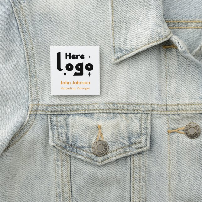 Custom Logo Employee Magnetic Namensschild (Beispiel)