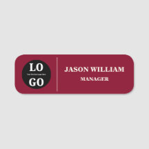 Custom Logo Employee Prestigious Maroon
