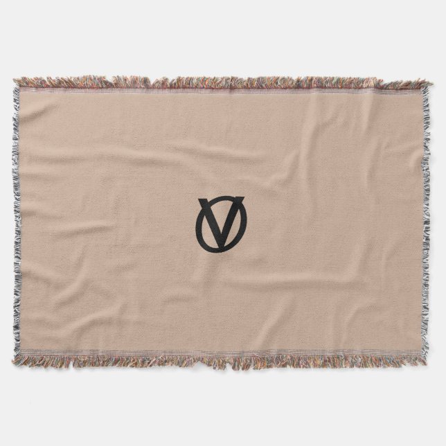 CUSTOM LOGO FLEECE DURCH BLANKET DECKE (Vorderseite)