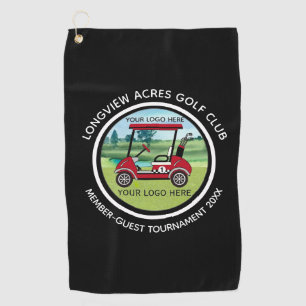 Custom Logo Golf Club Liga Turnier Golfhandtuch