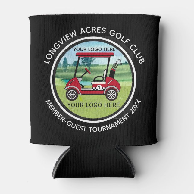 Custom Logo Golf Club Swag League Turnier Dosenkühler (Vorderseite)