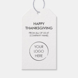 Custom Logo Hang Tag, Happy Thanksgiving Geschenkanhänger