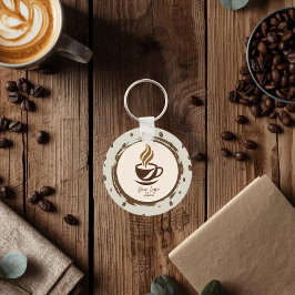 Custom Logo Keychain with QR Code Schlüsselanhänger