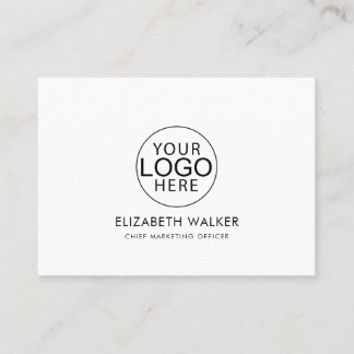 Custom Logo Modern Minimalist Visitenkarte