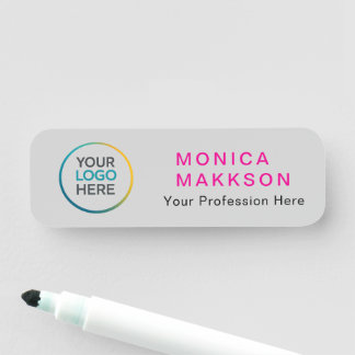 Custom Logo Name Tag Namensschild