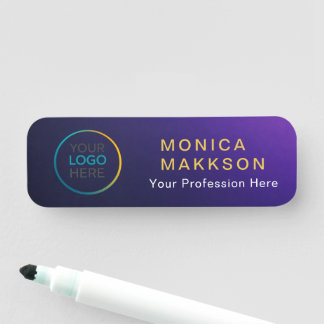 Custom Logo Name Tag Namensschild