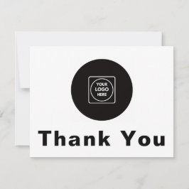 Custom Logo Personalized Thank You Note Card Karte
