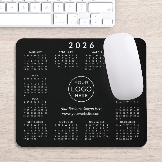 Custom Logo Promotional Business 2026 Calendar Mousepad (Von Creator hochgeladen)