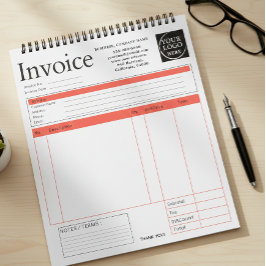 Custom Logo Small Business Invoice Sales Receipt P Notizblock