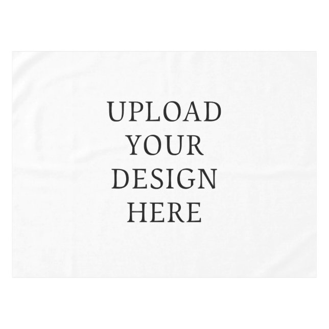 Custom Logo Tablecloth | Upload Your Design Event  Tischdecke (Vorderseite (Horizontal))