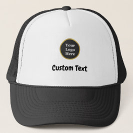 Custom Logo Text Baseball Cap for Men Women Truckerkappe