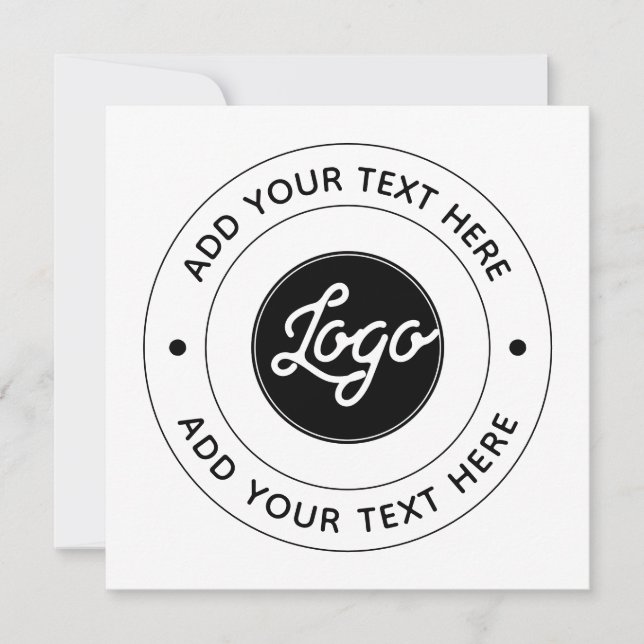 📝 Custom Logo & Text Personalized Business Event (Vorderseite)