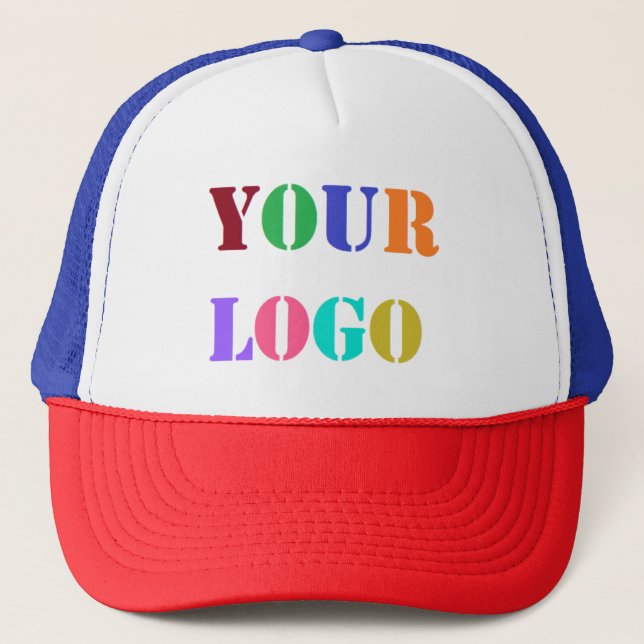 Custom Logo Trucker Hat Werbegeschäft Truckerkappe (Vorderseite)