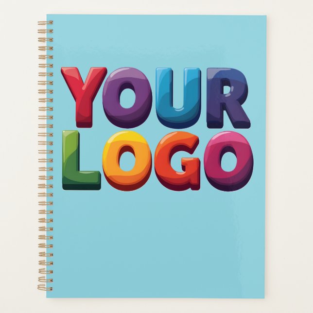 Custom Logo|Upload Your Logo | Business & Brand  Planer (Vorderseite)