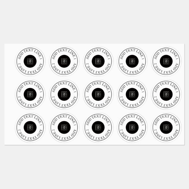 Custom Logo Waterproof Business Promo QR label Etiketten (Blatt)