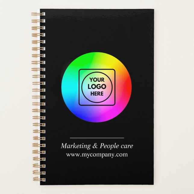 Custom Logo Weekly Monthly Promo Planner Planer (Vorderseite)