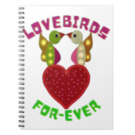 Custom Lovebirds Heart Gift Classic Playing Cards Notizblock