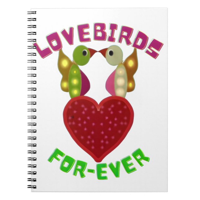 Custom Lovebirds Heart Gift Classic Playing Cards Notizblock (Vorderseite)
