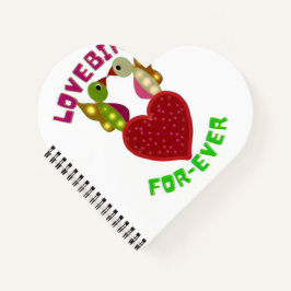 Custom Lovebirds Heart Gift Classic Playing Cards Notizbuch