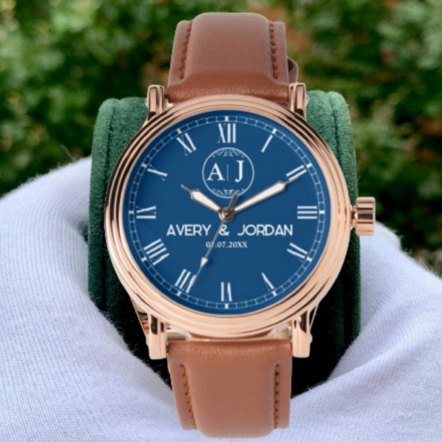 Custom lover name initial monogram Personalized  Armbanduhr (Von Creator hochgeladen)