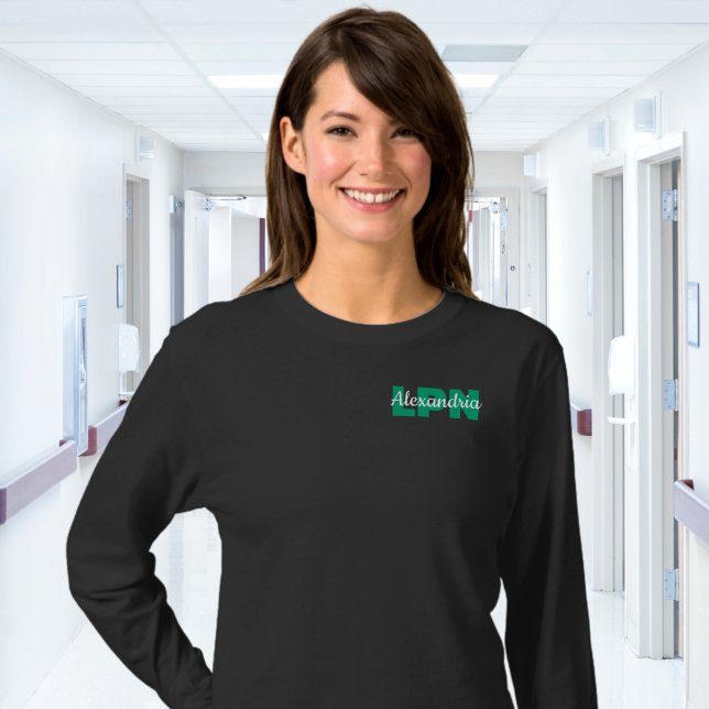 Custom LPN Credentials with Name T-Shirt (Von Creator hochgeladen)