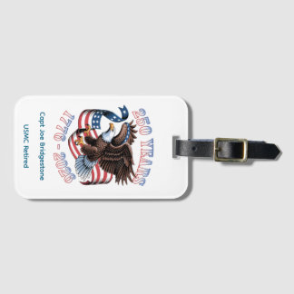 Custom luggage tag Patriotic USA 250 anniversary Gepäckanhänger