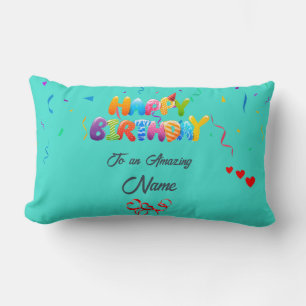 Custom Lumbar Pillow - Perfektes Geburtstagsgesche Lendenkissen