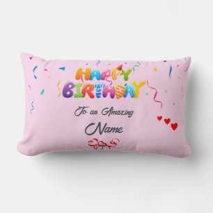 Custom Lumbar Pillow - Perfektes Geburtstagsgesche Lendenkissen