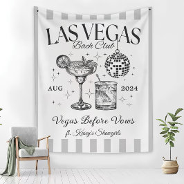 Custom Luxe Las Vegas Junggeselinnen-Abschied Bann Wandteppich