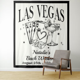 Custom Luxe Las Vegas Junggeselinnen-Abschied Bann Wandteppich