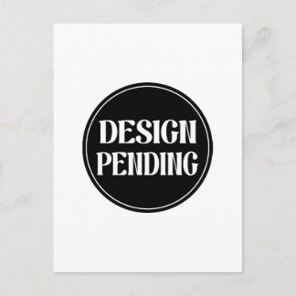 Custom-made, artistic, elegant postkarte