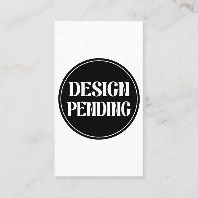 Custom-made, artistic, elegant visitenkarte (Vorderseite)