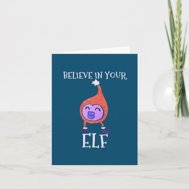 Custom Made Funny Self Liebe Elf Weihnachten (Vorderseite)