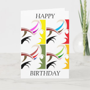 Custom made Happy Birthday card Karte