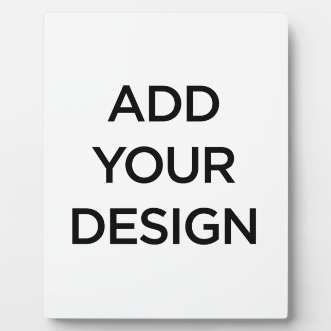 Custom Made (Make Your Own) Fotoplatte (Vorderseite)