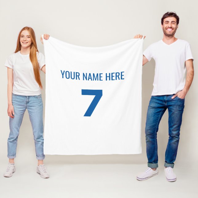 Custom Madrid Fleecedecke (Beispiel)