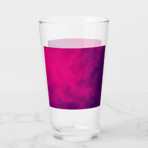 Custom Magenta Glass Cup Glas