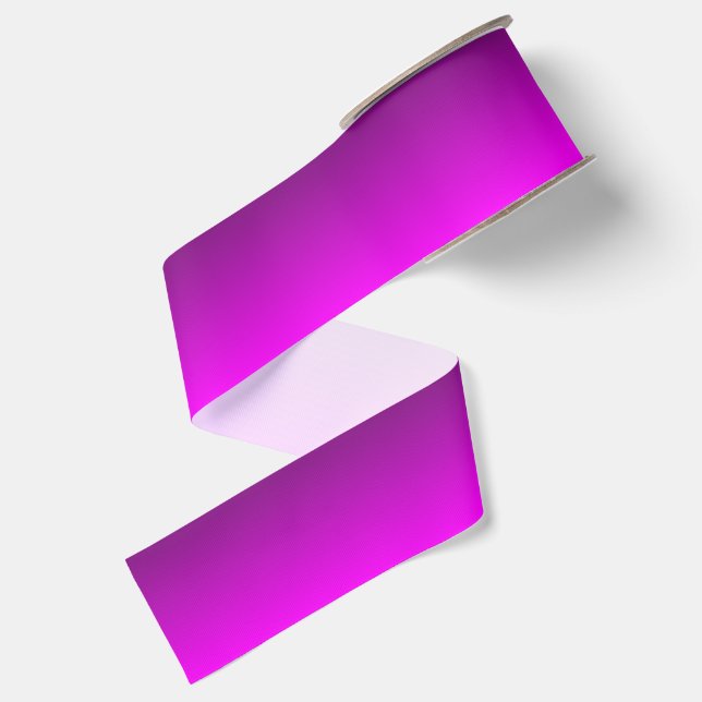 Custom Magenta Ombre Ripsband (Rückseite)