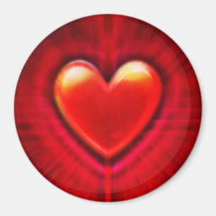 Custom Magnet Blut rotes Herz