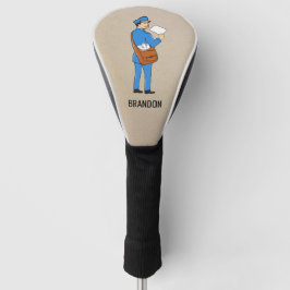 Custom Mailman Retro Letter Carrier Golf Headcover