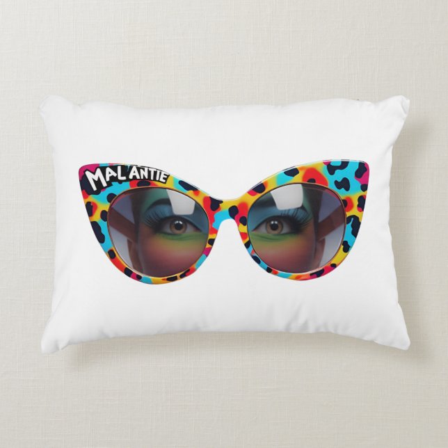 Custom MAL ANTIE / Crazy Aunt Afrikaanse Humor Dekokissen (Vorderseite)