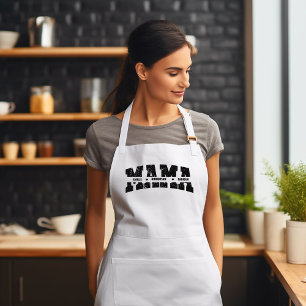 Custom Mama and Kids Name Shirt Mother's Day Gift Schürze
