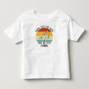 CUSTOM Mama Liebe mir mehr als sie Lieben beim Ang Kleinkind T-shirt
