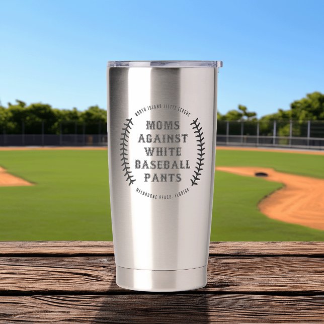 Custom "Mamas gegen weiße Baseballpflanzen" Thermobecher (Von Creator hochgeladen)