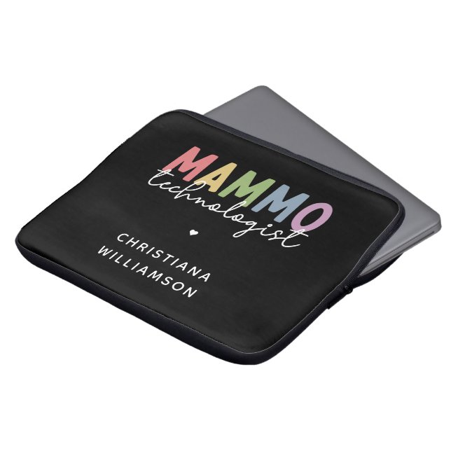 Custom Mammo Technologe Mammographie Tech Laptopschutzhülle (Vorne Oben)