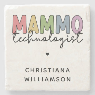 Custom Mammo Technologist Mammographie Tech Gesche Steinuntersetzer